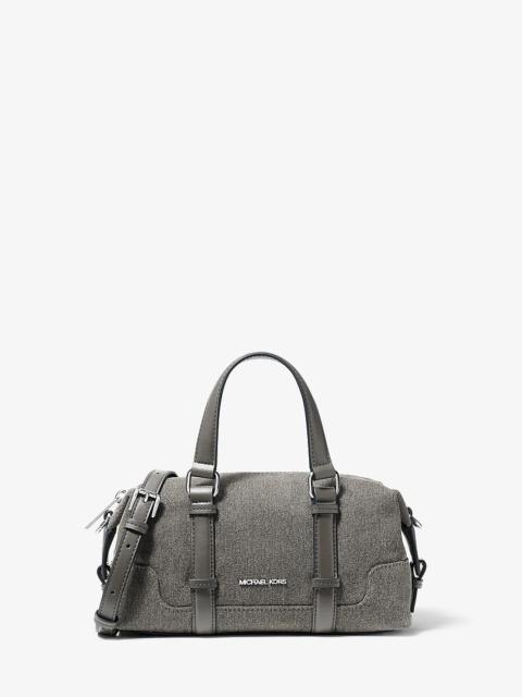 MICHAEL KORS Teddi Extra-Small Washed Denim Crossbody Bag