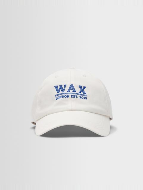 Wax London Spencer - Off White Cotton Sports Cap