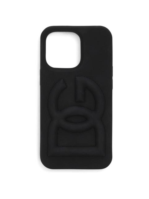 logo-embossed iPhone 14 Pro case