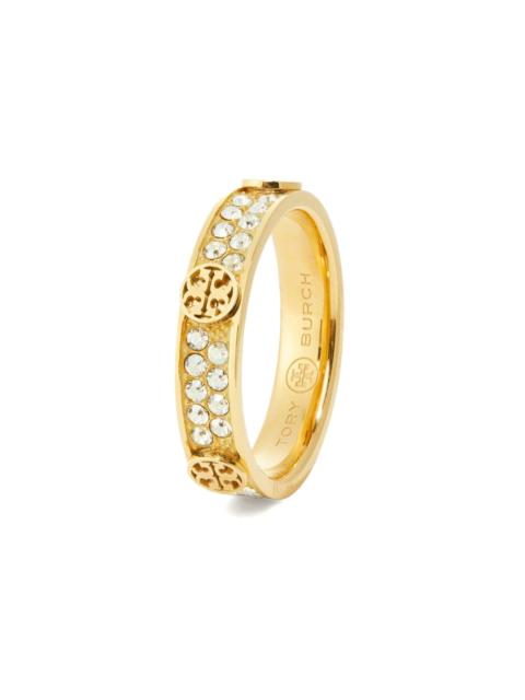 TORY BURCH Miller rhinestone ring