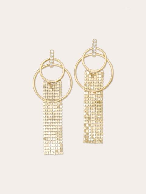 RAMY BROOK Nora Chain Mesh Earrings