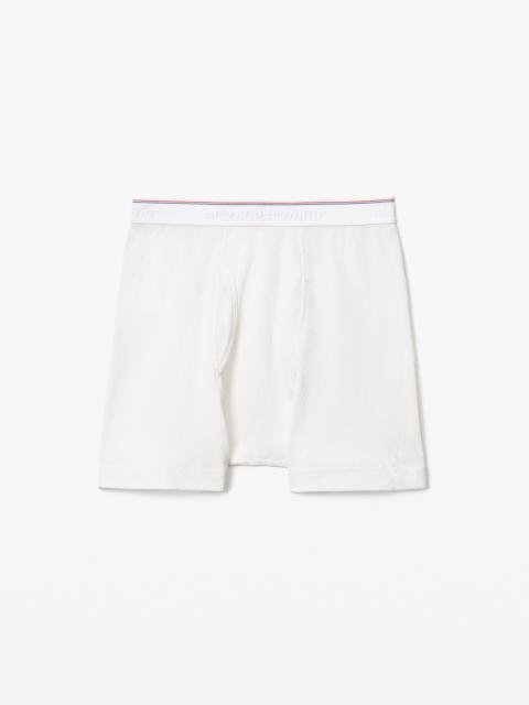 Alexander Wang BOXER BRIEF IN RIBBED JERSEY