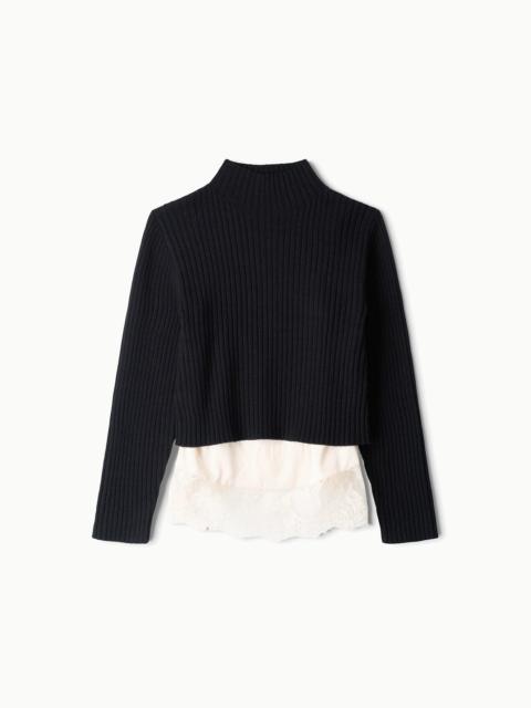STAUD STAUD WILLOW SWEATER BLACK