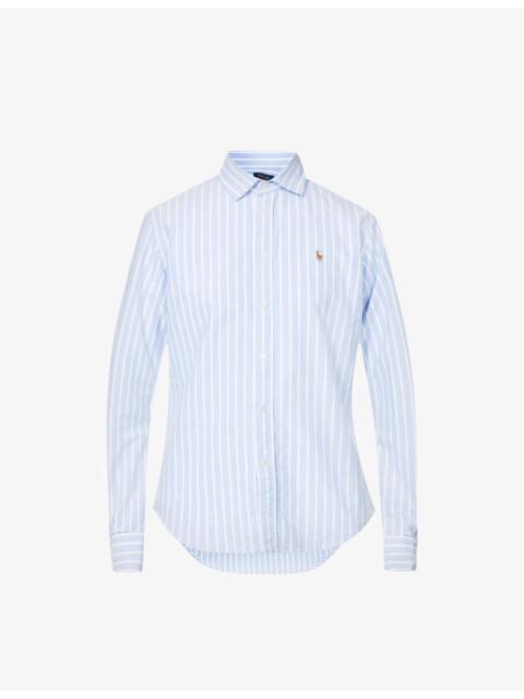 Polo Ralph Lauren Brand-embroidered regular-fit cotton shirt