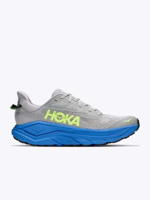 HOKA Men's Challenger 8 Shoes in Stardust/Virtual Blue