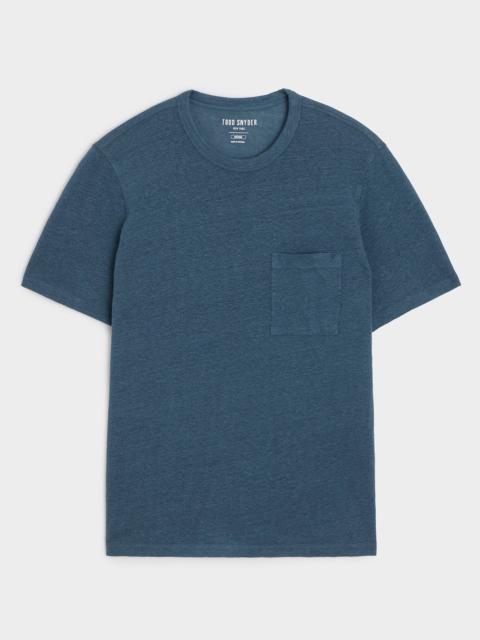 TODD SNYDER Linen Pocket Tee