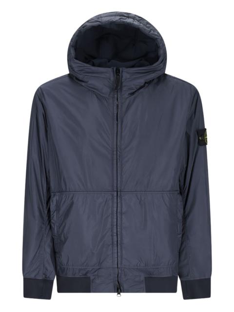 Stone Island hooded bomber jacket