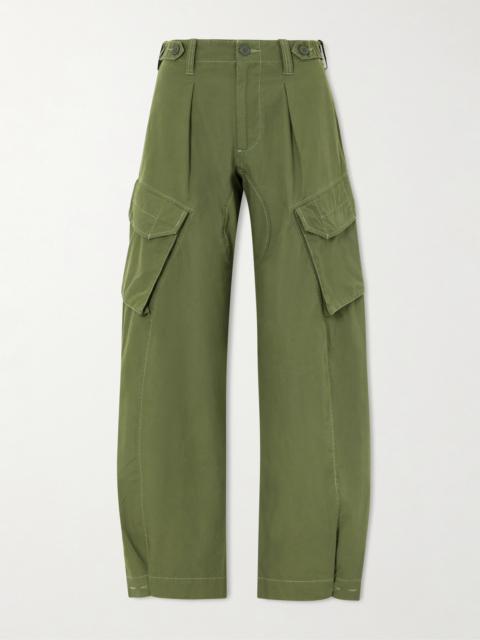 R13 Cotton Barrel-leg Cargo Pants