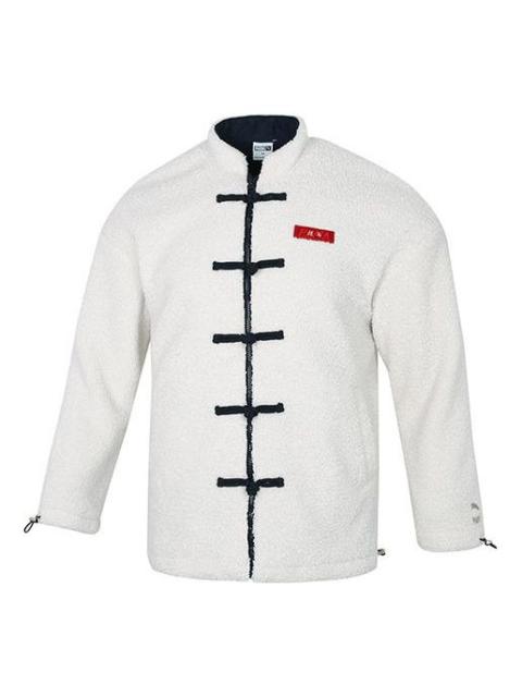 PUMA PUMA 제한 CNY Yott 스탠드 칼라 로고 자켓 흰색 534687-65