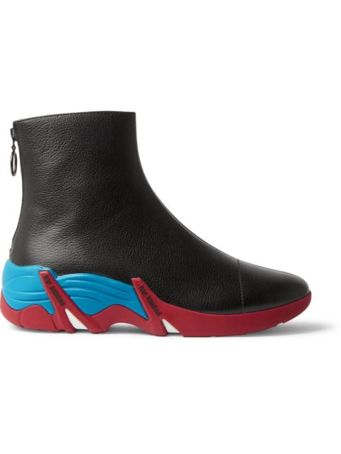 Raf Simons Cylon Leather Chelsea Boots