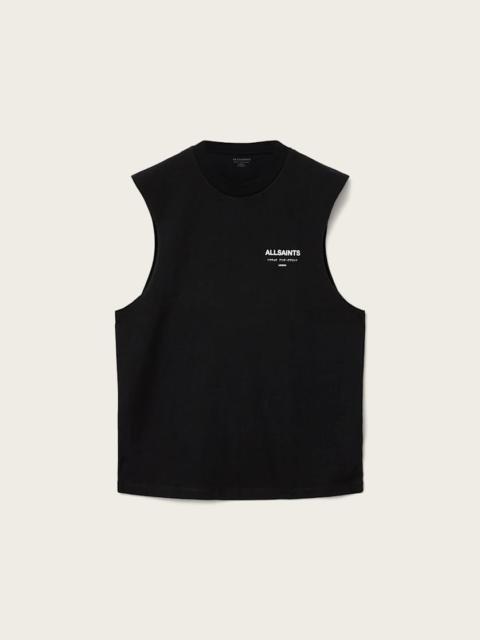 ALLSAINTS UNDERGROUND SLEEVELESS CREW NECK T-SHIRT