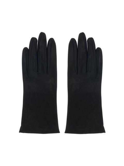 Alaïa Bimant Leather Gloves black