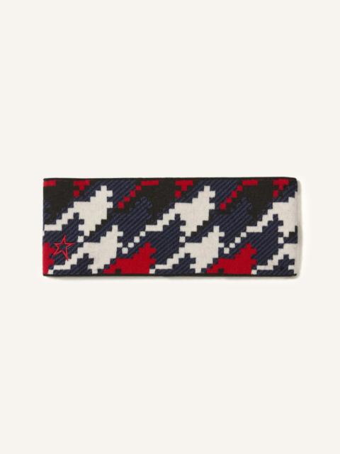 PERFECT MOMENT Wool Blend Houndstooth Headband