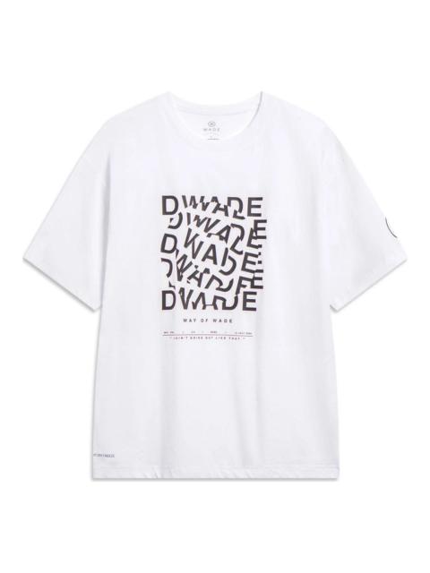 Li-Ning Way Of Wade Graphic At Dry Freeze T-shirt 'White' AHST327-2