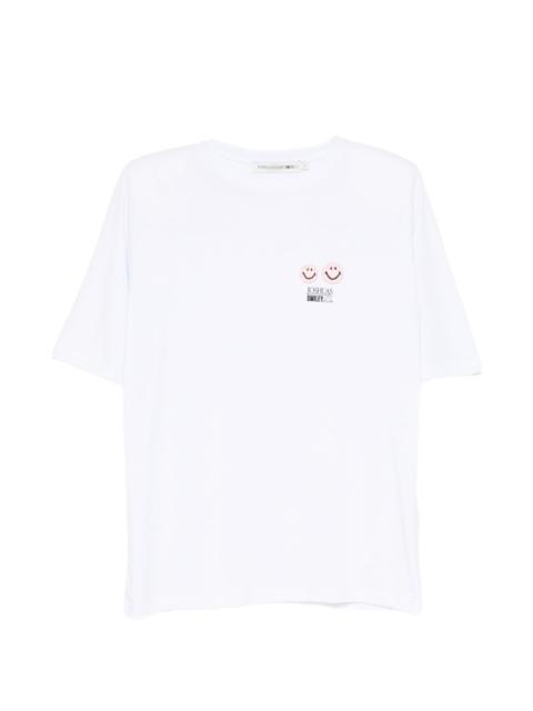 Joshua Sanders shoulder-pad T-shirt