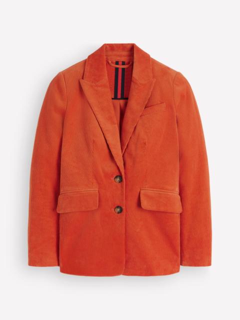BODEN Stamford Cord Blazer-Spiced Ginger