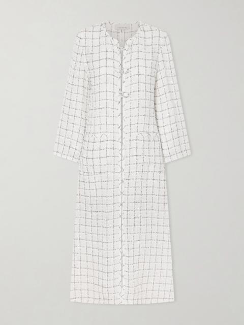 LIBEROWE Agatha Checked Tweed Cotton-blend Coat