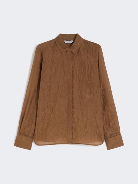 Max Mara ELOISA Silk canvas shirt