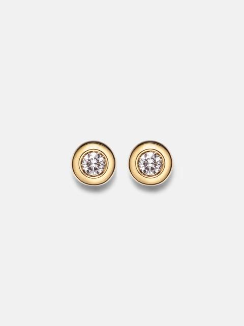 DAVID YURMAN Pavé 18kt gold earrings with diamonds