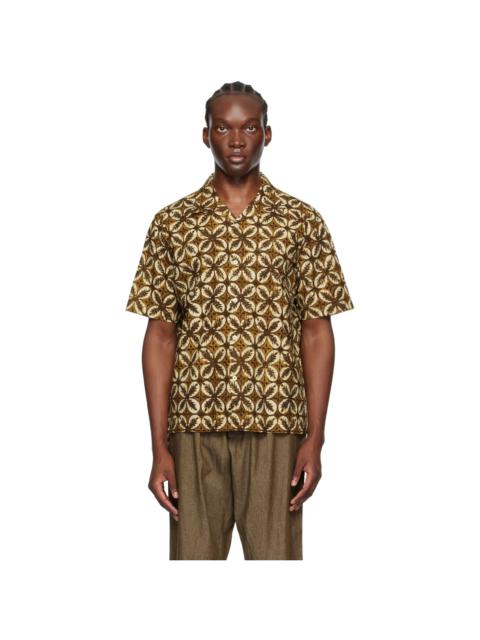 Universal Works Brown Camp Shirt