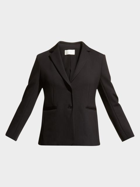 The Row Brentwood Crepe Tailored Jacket