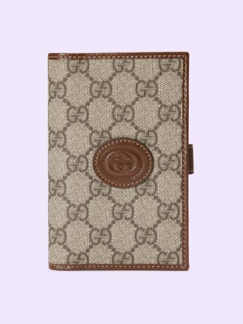 GG passport case with Interlocking G