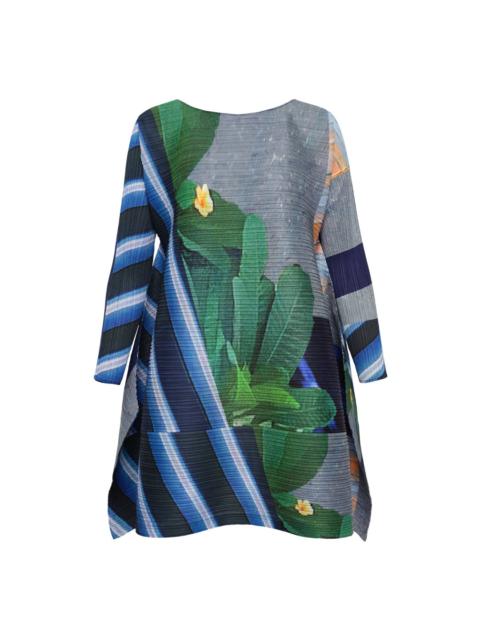 Pleats Please Issey Miyake City Collage Tunic