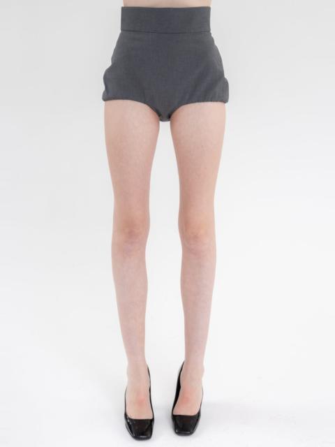 SHUSHU/TONG Grey Mini Shorts