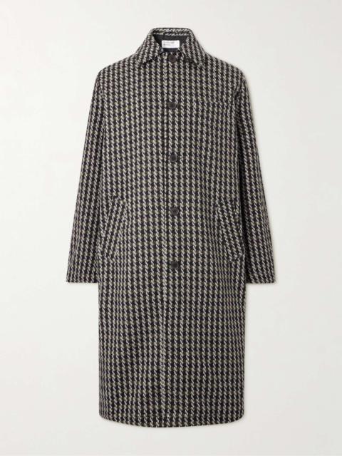 Universal Works Cortina Houndstooth Wool-Blend Tweed Coat