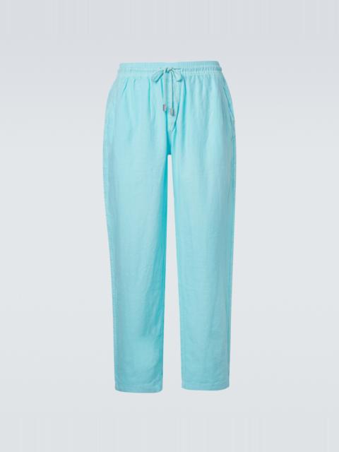 Vilebrequin Linen wide-leg pants
