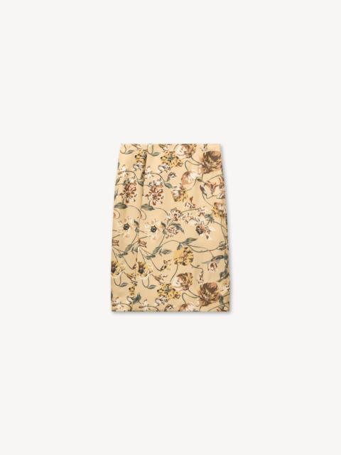 KENZO 'KENZO Wildflower' wrap midi skirt in silk