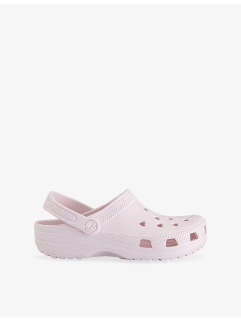 crocs Classic Hearts Rubber Clogs