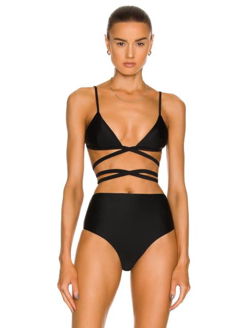 MATTEAU Wrap Triangle Bikini Top