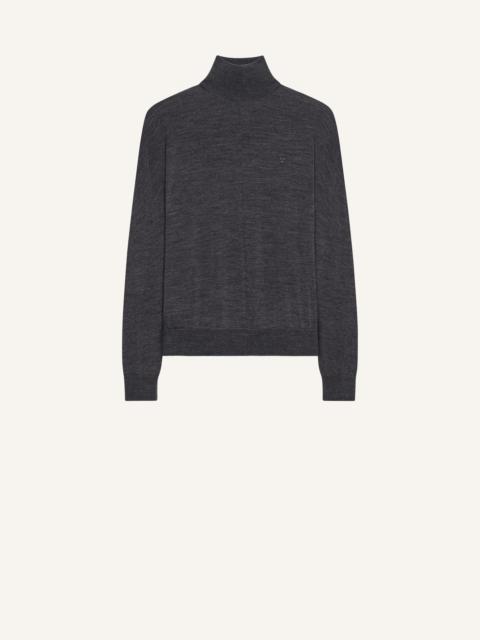 courrèges MOCKNECK MERINO WOOL SWEATER