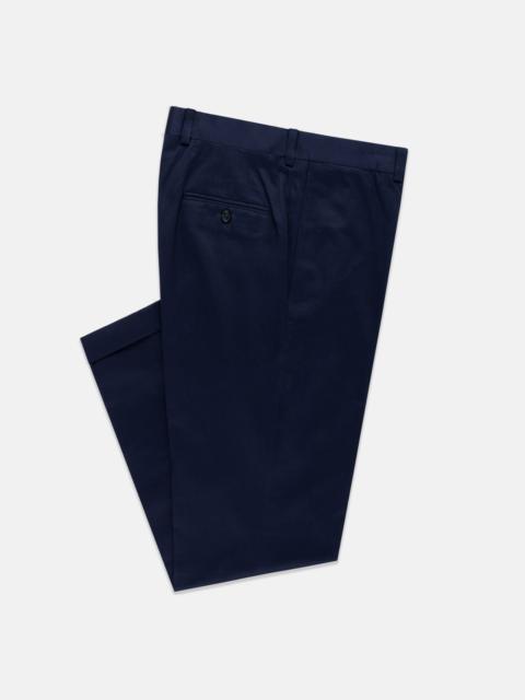 J. PRESS MADE-IN-CANADA NAVY COTTON DRILL CLOTH TROUSERS