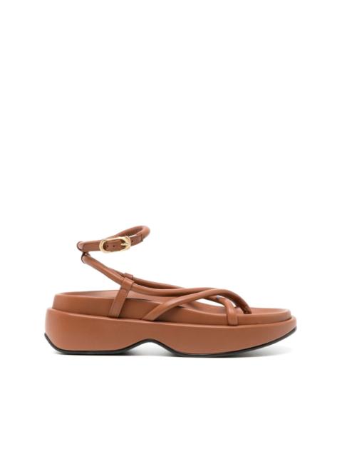 REIKE NEN Gaji leather platform sandals