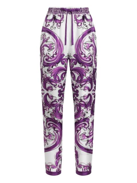 Dolce & Gabbana silk trousers