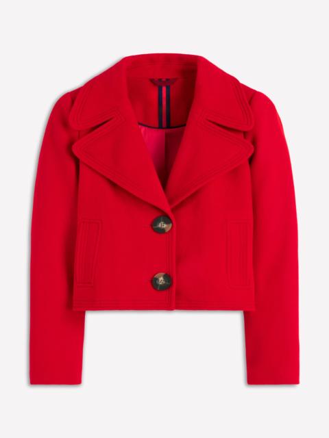 BODEN Topstitch Jacket-Poppy Red