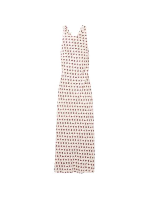 Claudie Pierlot criss-cross floral-print dress