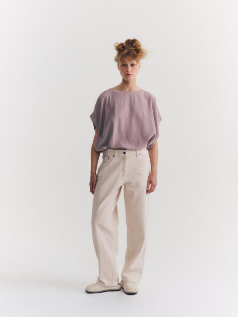 CASEY/CASEY PAULO DENIM PANT - DENIM - IVORY