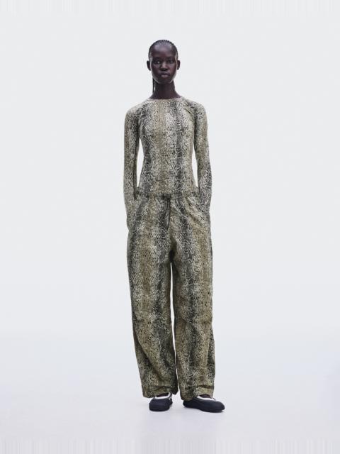 On Parachute Pants