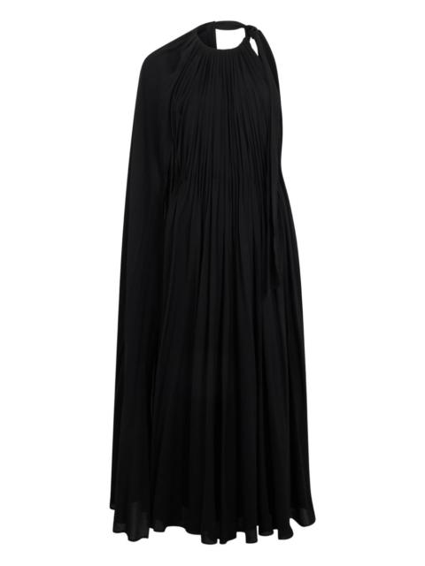 Valentino draped tie-detail midi dress