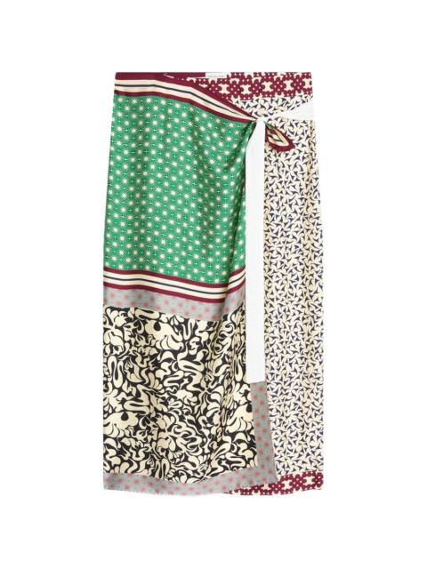 Dries Van Noten printed skirt