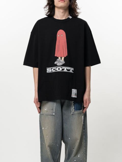 Maison MIHARAYASUHIRO SCOTT Printed Short Sleeve T-shirt