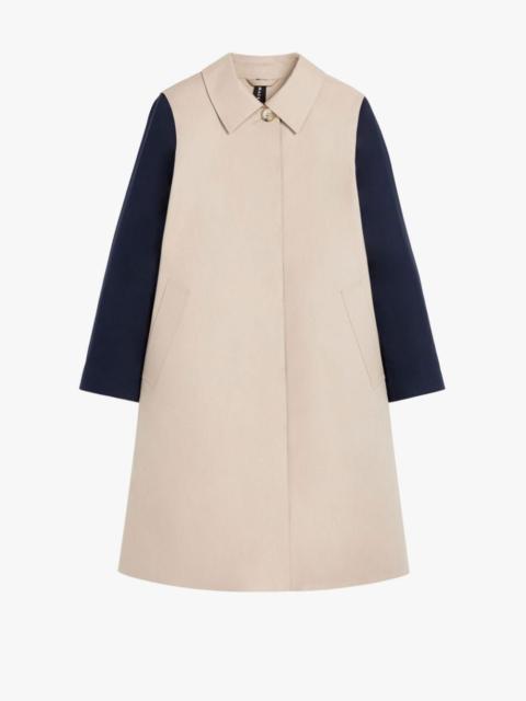 Mackintosh BANTON PUTTY BONDED COTTON COLOUR BLOCK COAT