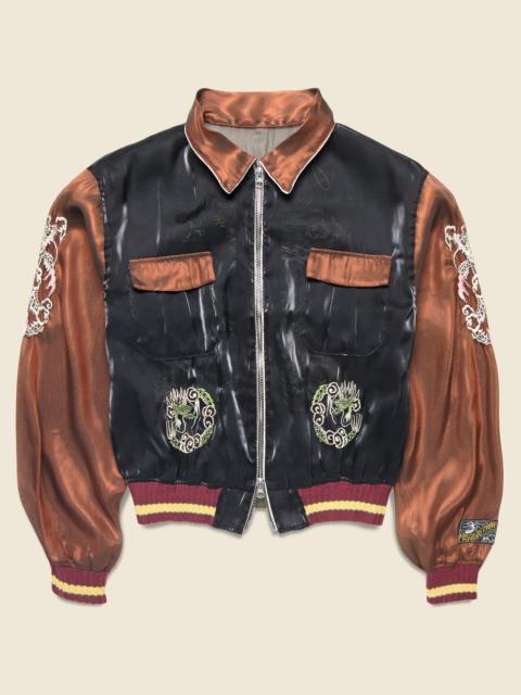 Kapital Sheer Pearl Mosquito Guard Vietnam Jacket - Black/Brown