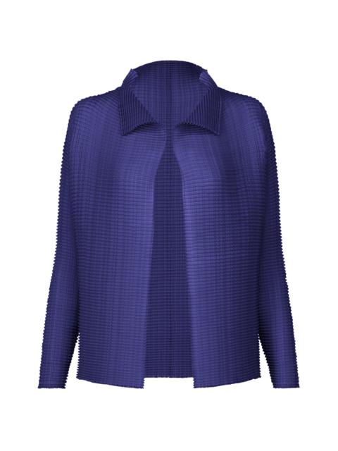 ISSEY MIYAKE WOOLY PLEATS-48 CARDIGAN