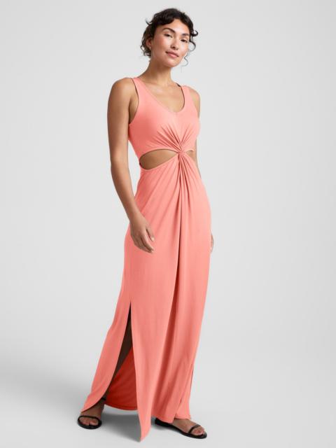 BEYOND YOGA Maxi Around The World Front Twist Dress