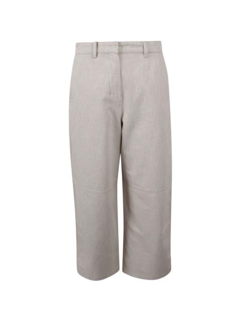 'S Max Mara seam-detail straight trousers