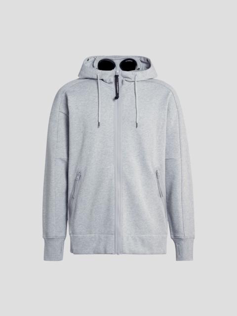 Diagonal Raised Fleece Goggle Hoodie